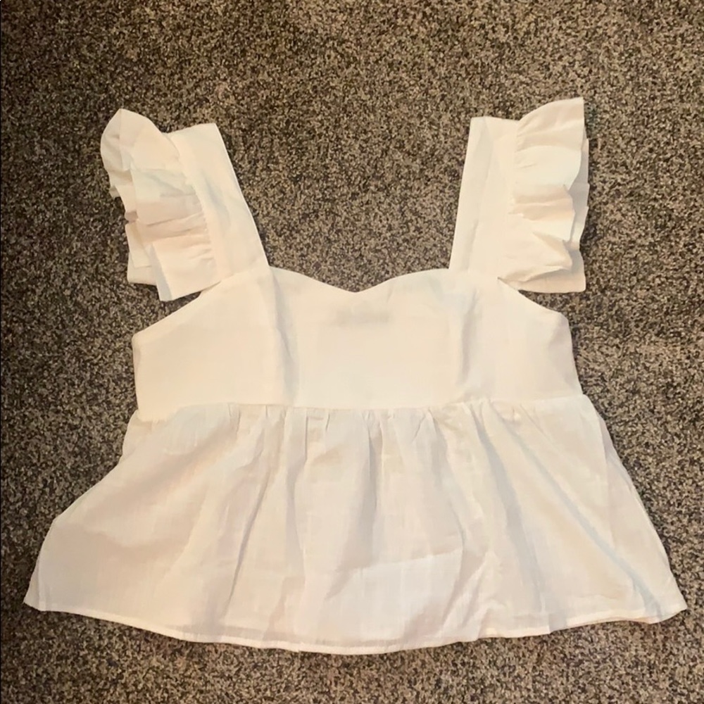 White dressy tank top